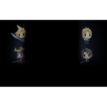 Squall, Cloud, Tidus & Warrior of Light