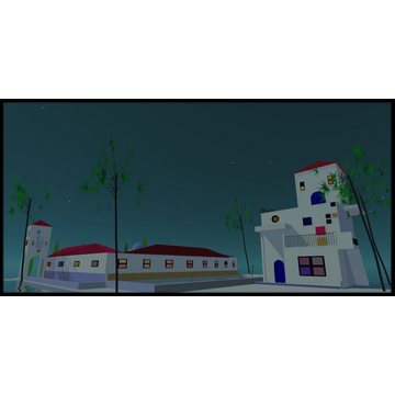 Garden panorama background