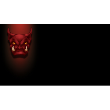 Demon's face