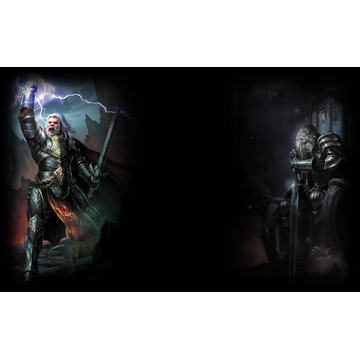 Low Magic Mage and Drow Warrior