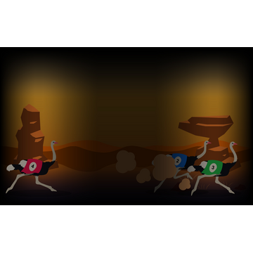 Ostrich Run (Profile Background)