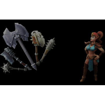 Red Sonja with stuff