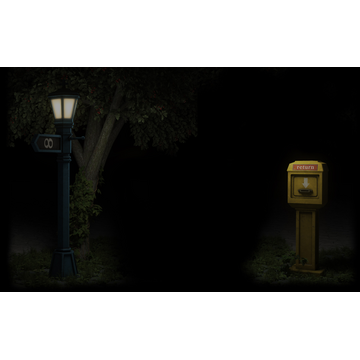 Ticket Machine with Lamp