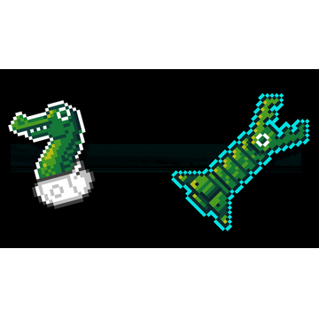 A Alligator (Profile Background)