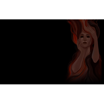 Depressive Painting (Profile Background)