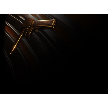 Gold Plated Gun (Profile Background)