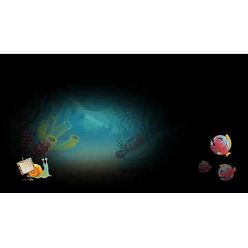 Angry fish and snail