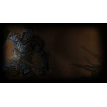 Statue of warrior (Profile Background)