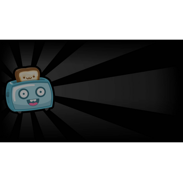 Toaster with a toast