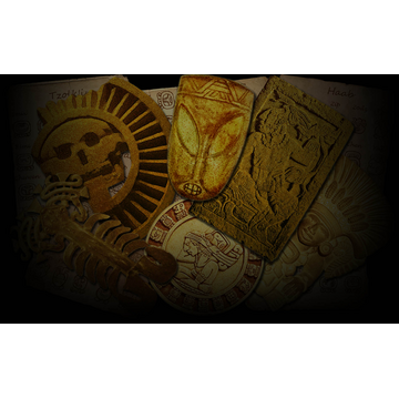 Golden Mayan Artifacts