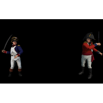 French vs British Officers