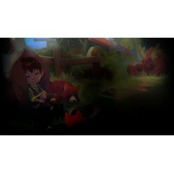 Napping at the farm background