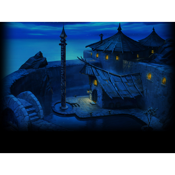 Lilly Looking Through - Boat Bay Night