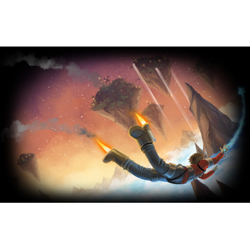 Soaring through the air