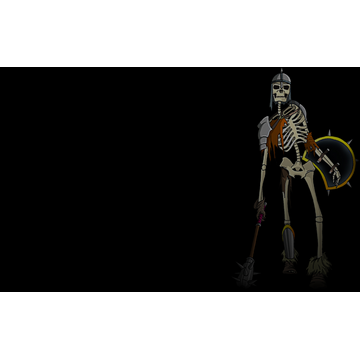 Ambermoon Skeleton Background