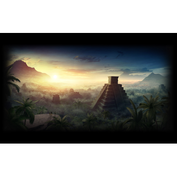 Mayan Pyramid Background