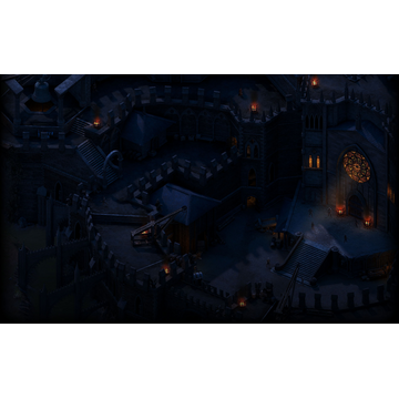 Raedric's Hold at Night