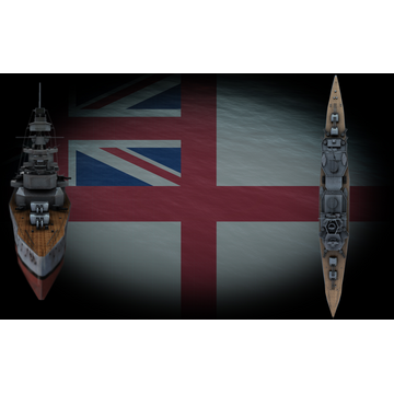 HMS Hood (Profile Background)