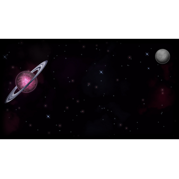 Orbit: Ringed Planet and Moon