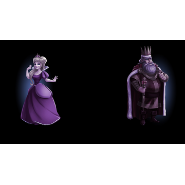 The king and the Princess