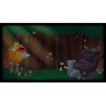 Friends in the forest