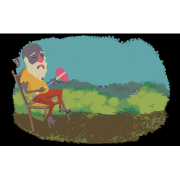 The bard in the yard