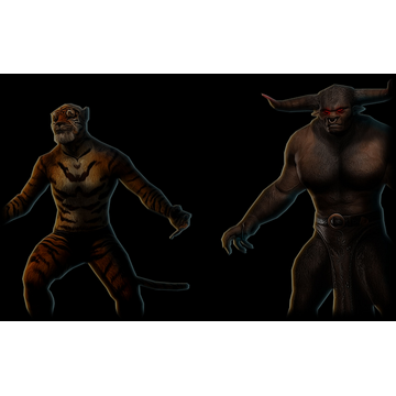 Tiger Man vs. Minatour