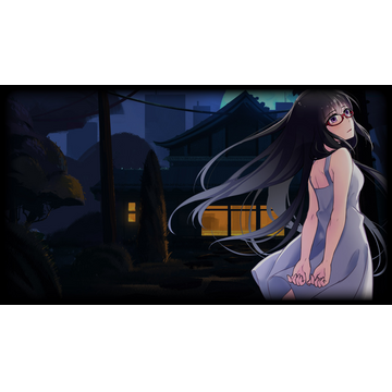 Chinatsu gazing at the stars