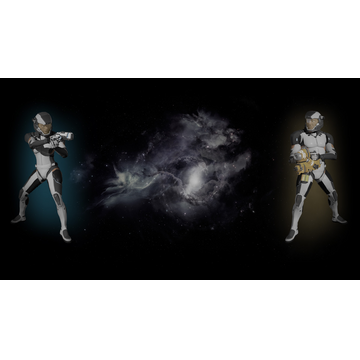 Interstellar Rift; Male and Female Human