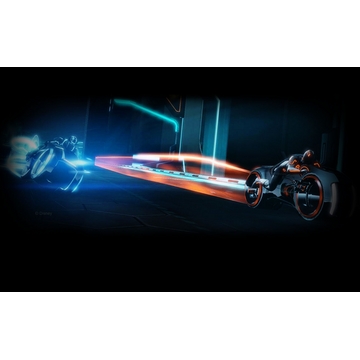 TRON Evolution Concept Art:  Light Cycles