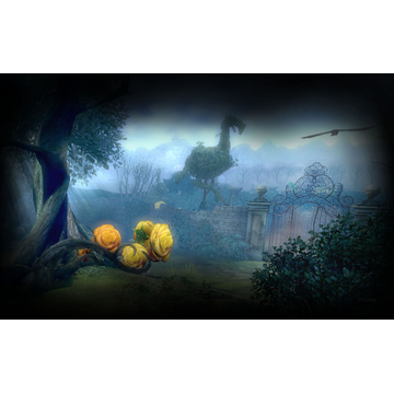 Disney Alice in Wonderland Game Art: Gardens