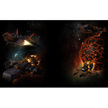 Terran fleet background