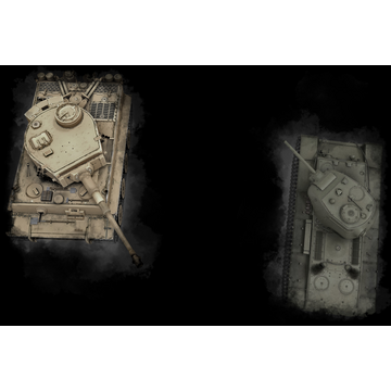 PzVI ausf H and KV-1S