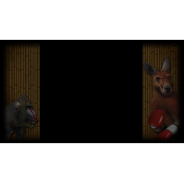 Colorful Mandrill (Profile Background)