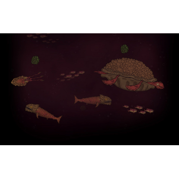 Volcanic Depths Background