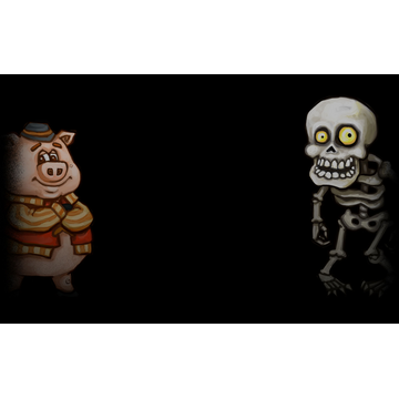 Piggy & Skeleton