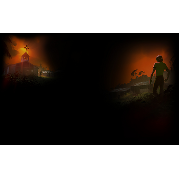 A Visitor to Freedom Town at Dusk