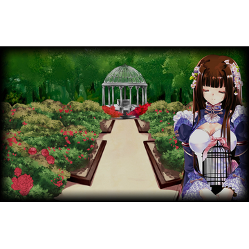 Lin's Walking in Garden