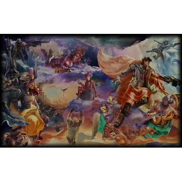 Borderlands 3 Mural - Tina and Troy