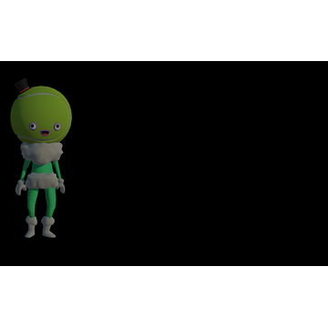 Green Ball Person