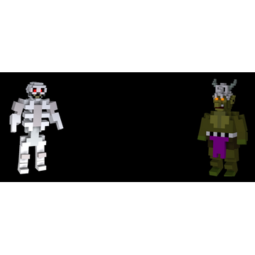 Skeleton & Goblin Witch