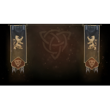 Spruced Up Lion Banner