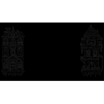 Two beautiful flying houses at once!