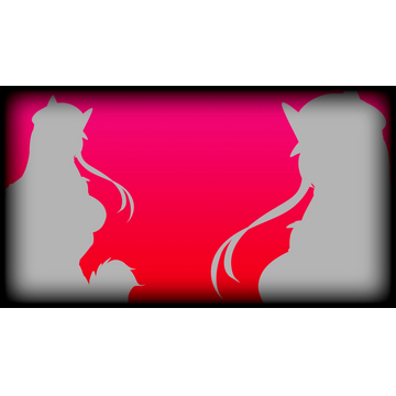 Valentine Silhouette Background