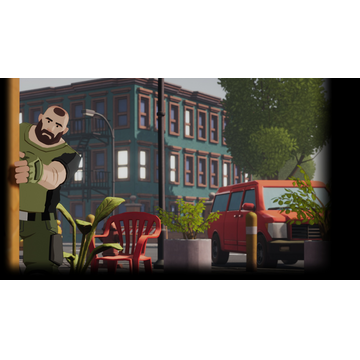 Peeks around the corner