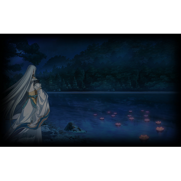 Young Reeds Before Flowering (Profile Background)