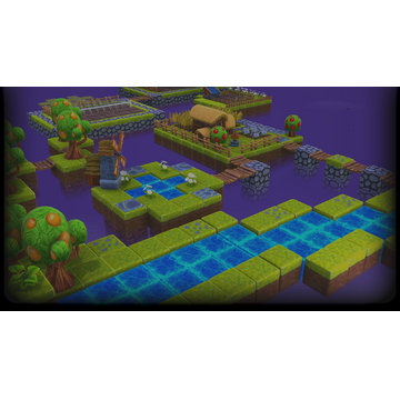 River flow in the evening