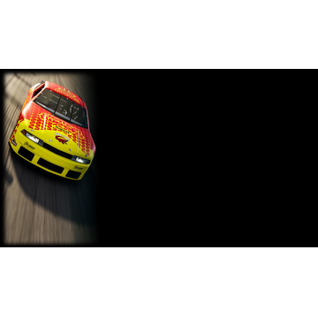 Yellow Oval Stock Car