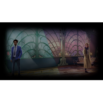 Ahmal and Silvie at the station