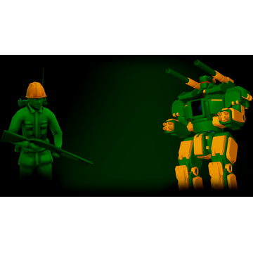Attack on Toys: Green Army Background